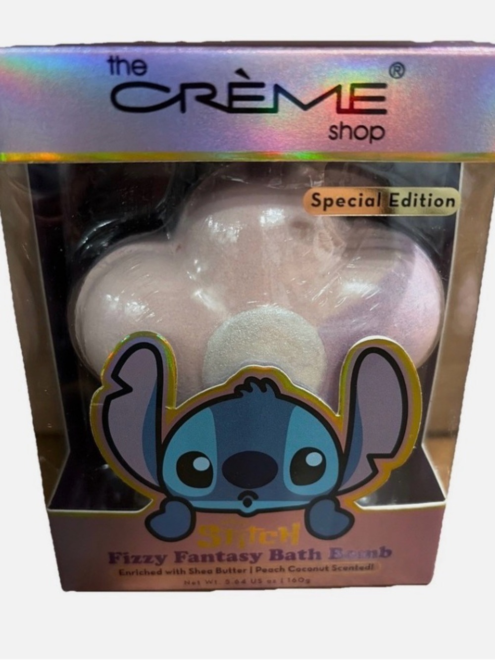 Stitch Pink Fizzy Fantasy Bath Bomb - Special Edition - The Cream Shop